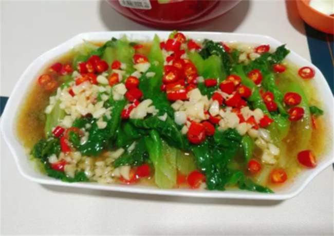 蚝油生菜的新吃法 简单美味又下饭 学会了可以做给家人吃